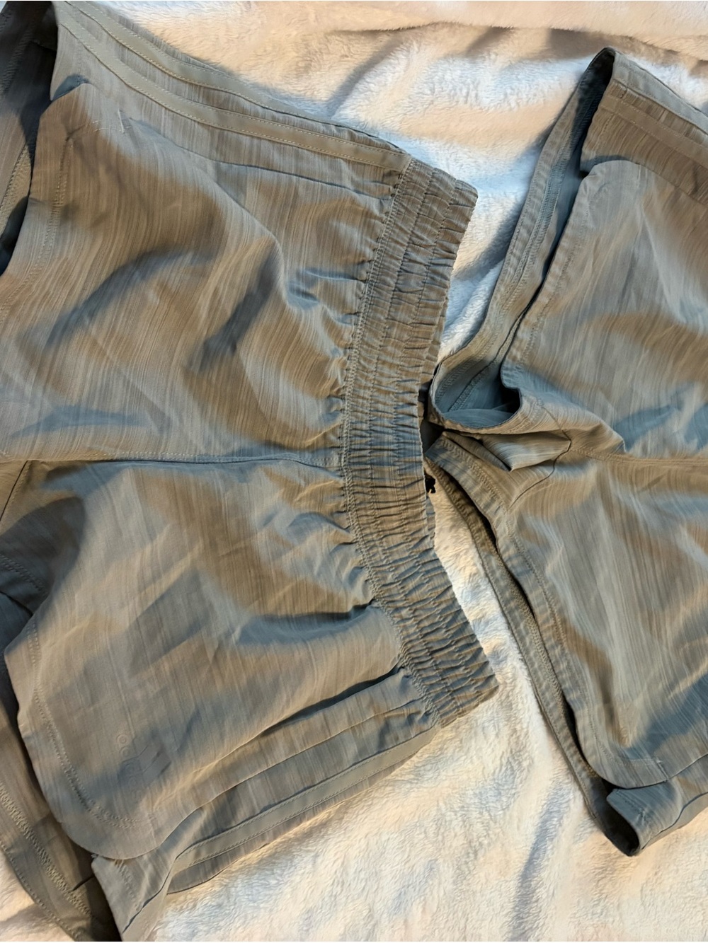 Women’s adidas Elastic-Waist Shorts — Gray XS 2 pairs